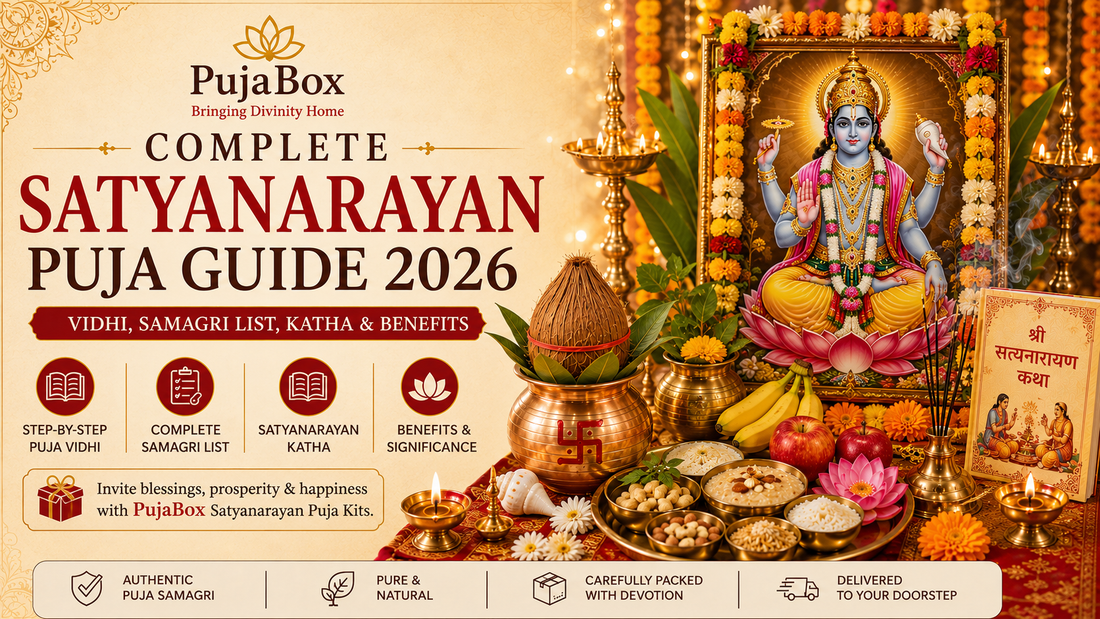 Complete Satyanarayan Puja Guide 2026: Vidhi, Samagri List, Katha & Benefits